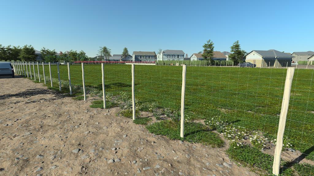 Square Metal Fence 190cm
